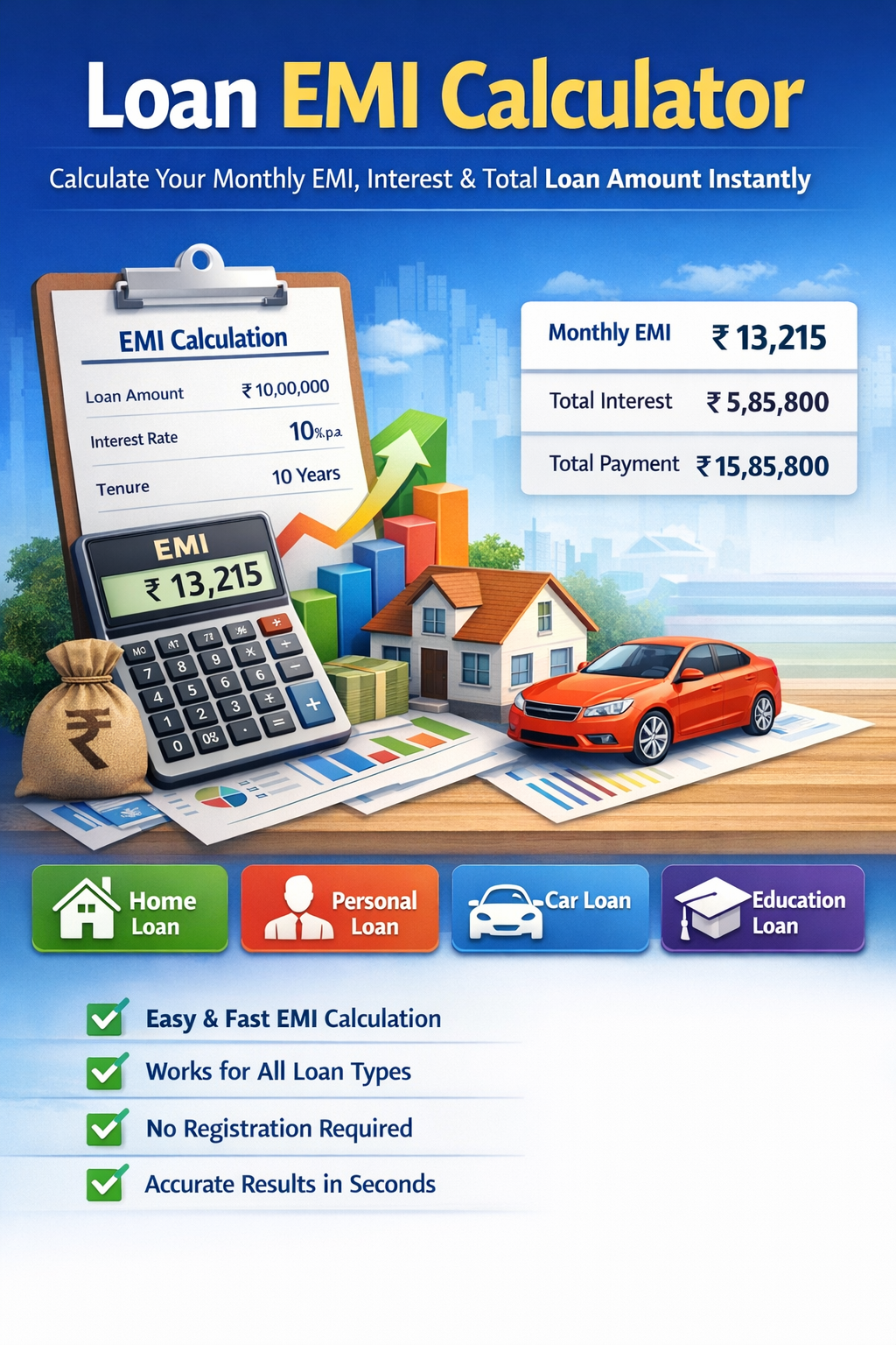 Loan EMI Calculator India