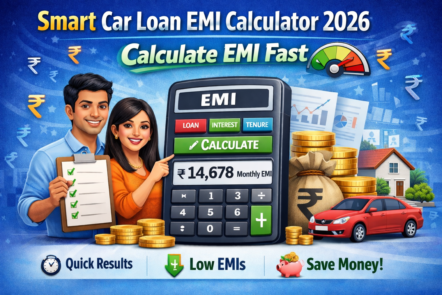 Car Loan EMI Calculator India